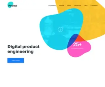 Paralect.com(A digital product engineering company) Screenshot