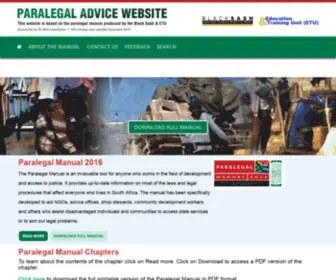 Paralegaladvice.org.za(Paralegal Advice) Screenshot