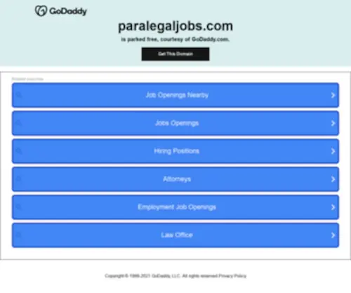 Paralegaljobs.com(Paralegaljobs) Screenshot