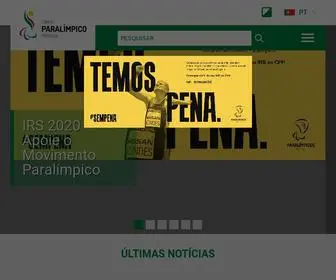 Paralimpicos.pt(Comité Paralímpico de Portugal) Screenshot