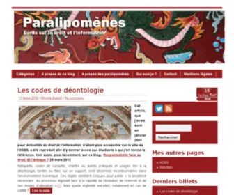 Paralipomenes.net(Paralipomenes) Screenshot