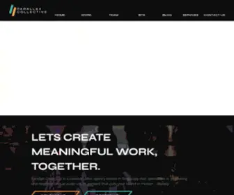 Parallaxcollective.com(Parallax Collective) Screenshot