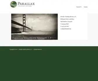 Parallaxfund.com(Parallax Volatility Advisers) Screenshot