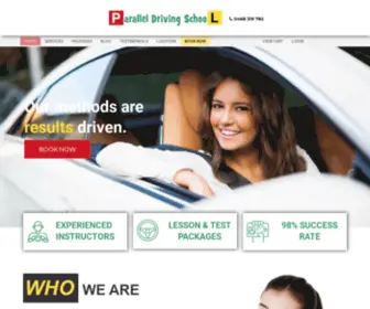 Paralleldrivingschool.com.au(Best Driving Lessons) Screenshot