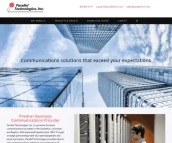 Paralleltech.com(Parallel Technologies) Screenshot