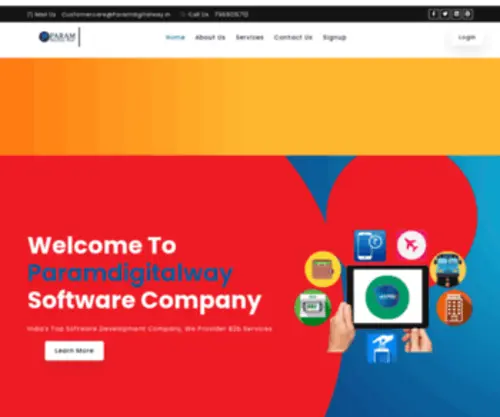 Paramdigitalway.com(PND DIGITAL PRIVATE LIMITED) Screenshot