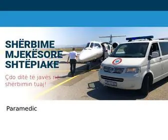 Paramedic-KS.com(Paramedic Prishtina) Screenshot