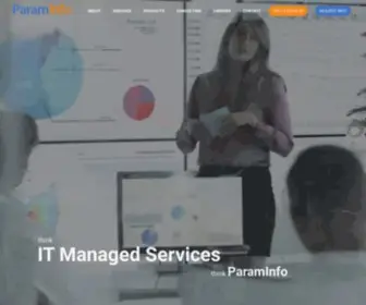 Paraminfo.com(IT Solution Company in Dubai) Screenshot