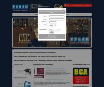 Paraminfo.in(BCA Degree College) Screenshot