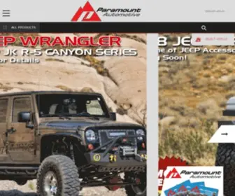 Paramount-Automotive.com Screenshot