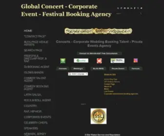 Paramountalent.com(Global Music Artists) Screenshot