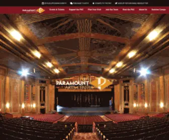 Paramountartscenter.com(Paramountartscenter) Screenshot