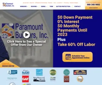 Paramountbuilders.com(Paramount Builders) Screenshot