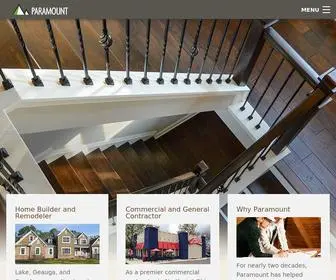 Paramountcc.com(Paramount Construction) Screenshot