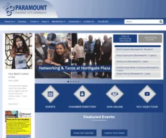 Paramountchamber.com(Paramount Chamber of Commerce) Screenshot