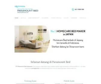 Paramount.co.id(Paramount Bed Indonesia) Screenshot