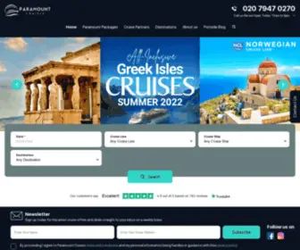 Paramountcruises.com(Paramount Cruises) Screenshot
