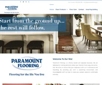 Paramountflooring.ca(Paramount Flooring) Screenshot