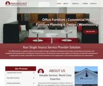Paramountfms.com(The Single Source Service Provider) Screenshot