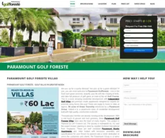 Paramountgolfforeste.in(Paramount Golfforeste) Screenshot