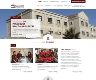 Paramounthcc.com(Paramount HealthCare) Screenshot