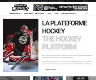 Paramounthockey.com(Paramount Hockey) Screenshot