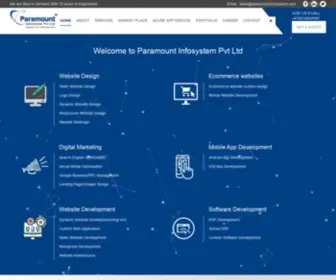 Paramountinfosystem.com(Paramount Infosystem) Screenshot