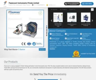 Paramountinstruments.in(Paramount Instruments Private Limited) Screenshot