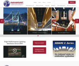 Paramountlighting.com(Commercial & Industrial Lighting Solutions) Screenshot