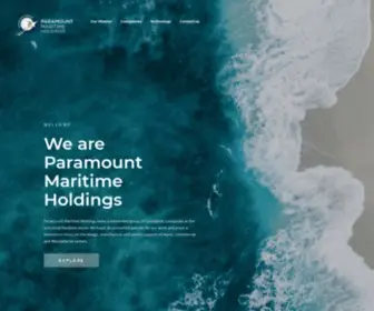 Paramountmaritime.com(Paramount Maritime Holdings) Screenshot