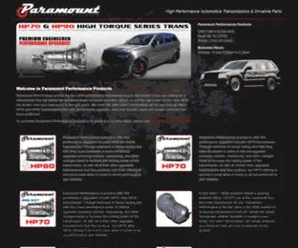 Paramountperformanceproducts.com(Paramount Performance Products) Screenshot