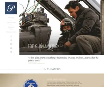 Paramountpictures.com(Paramount Pictures) Screenshot