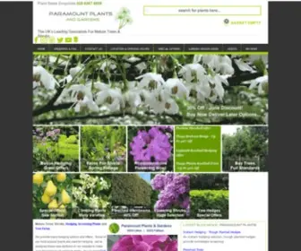 Paramountplants.co.uk(Paramount Plants & Gardens) Screenshot