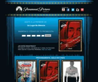 Paramountpremieres.com.mx(Paramount Premieres M) Screenshot