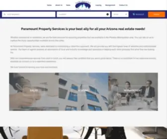 Paramountps.com(Paramount Property Services) Screenshot