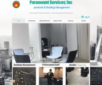 Paramountserve.com(Office Cleaning Services NYC) Screenshot