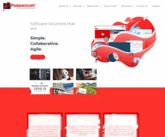 Paramountsoft.net(Paramount Software Solutions) Screenshot