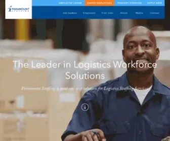 Paramountstaffing.com(Paramount Staffing) Screenshot