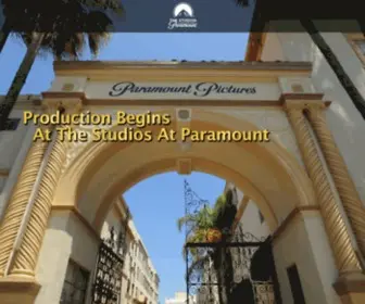 Paramountstudios.com(The Studios At Paramount) Screenshot