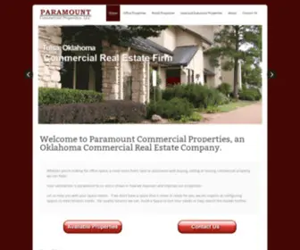 Paramounttulsa.com(Paramount Tulsa Paramount Commercial Properties) Screenshot
