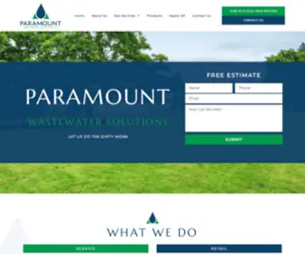 Paramountwastewater.com(Paramountwastewater) Screenshot