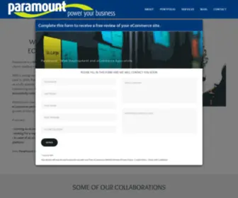 Paramountwebtechnology.com(Web Development and eCommerce Specialists) Screenshot