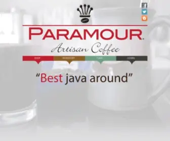 Paramourcoffee.com(Paramour Coffee) Screenshot