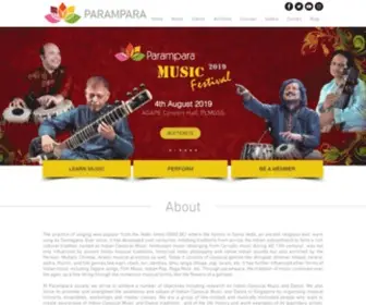 Parampara-SG.org(Learn Indian Classical Music and Dance in Singapore) Screenshot