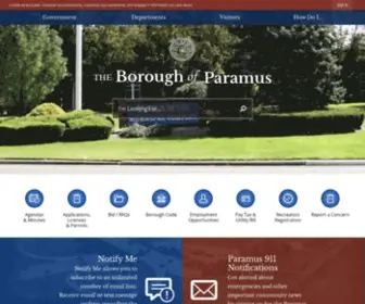 Paramusborough.org(Paramus Borough) Screenshot