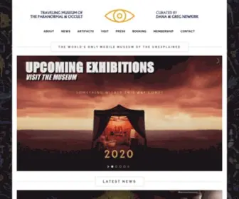 Paramuseum.com(Traveling Museum of the Paranormal & Occult) Screenshot