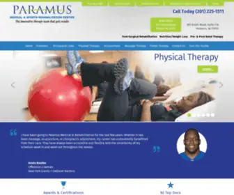 Paramusmedicalandsports.com(Paramus Medical & Sports Rehabilitation Center) Screenshot