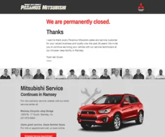 Paramusmitsubishi.com(华体会体育) Screenshot