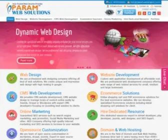 Paramwebs.com(Param Web Solution) Screenshot