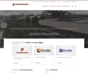 Paranapanema.com.br(Paranapanema) Screenshot